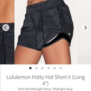 Lululemon Athletica Midnight Navy Athletic Shorts